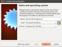 Maquina Virtual Ubuntu virtualbox crear maquina virtual